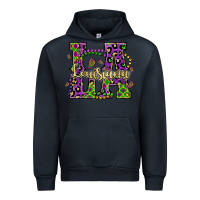 Navy louisiana mardi gras Urban Hoodie - OliviaCreatesArt