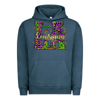 Pigment Midnight Navy louisiana mardi gras Urban Hoodie - OliviaCreatesArt