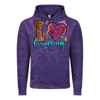 Cloud Purple i love crafting Vintage Hoodie - RanaPortraitStore