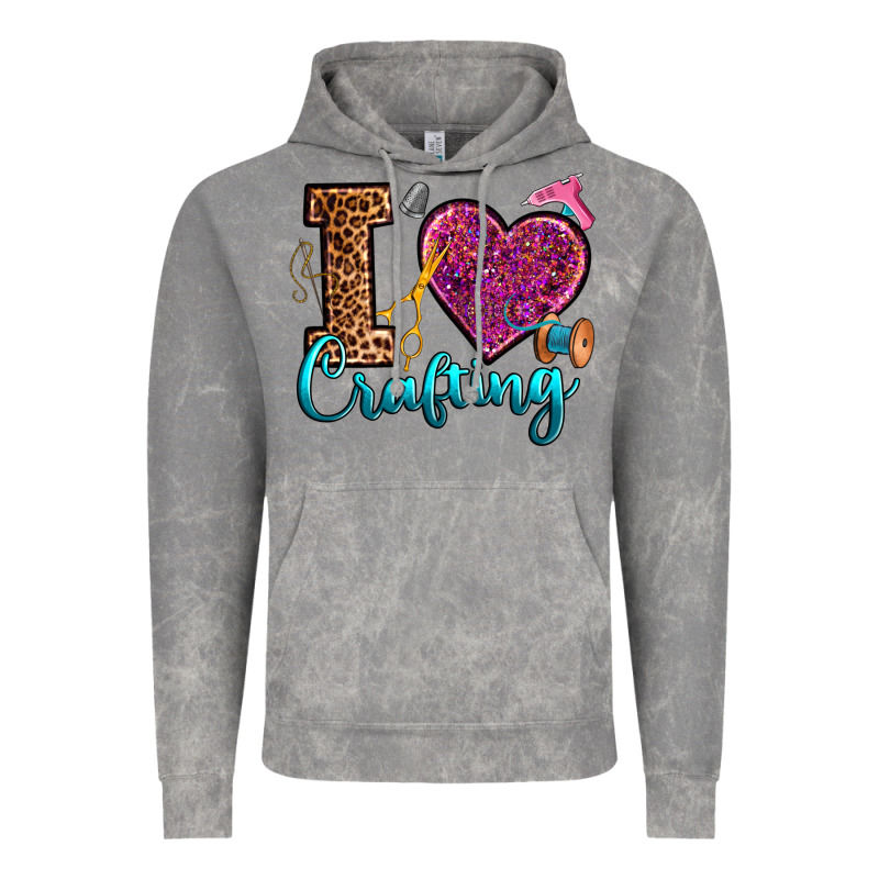 I Love Crafting Vintage Hoodie by RanaPortraitStore | Teevron