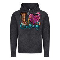 Vintage Black i love crafting Vintage Hoodie - RanaPortraitStore
