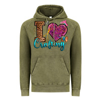 Vintage Olive i love crafting Vintage Hoodie - RanaPortraitStore