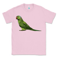 Bubblegum Pink Ring Necked Parakeet Classic Tee - LillyAllenDesigns