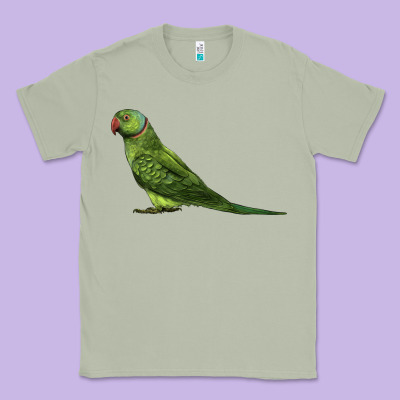 Ring Necked Parakeet Classic Tee Designed By Lillyallendesigns