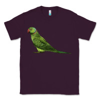 Plum Ring Necked Parakeet Classic Tee - LillyAllenDesigns