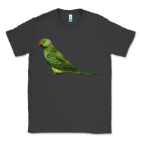 Smoke Ring Necked Parakeet Classic Tee - LillyAllenDesigns