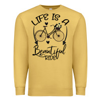Antique Gold Life is a beautiful ride Premium Sweatshirt - Bettercallsaul