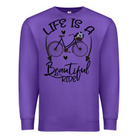 Purple Life is a beautiful ride Premium Sweatshirt - Bettercallsaul