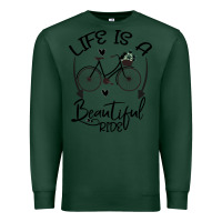 Sports Green Life is a beautiful ride Premium Sweatshirt - Bettercallsaul
