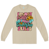 Mushroom i'm not bossy i just have leadership skills Long Sleeve Tee - MaliasSmallBusiness