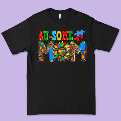 Ausome Autism Mom Premium Tee Designed By Adodesignshop