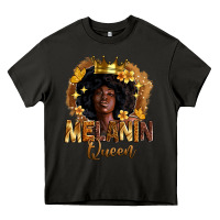Asphalt melanin queen Heavy Core Tee - Zillion Design Studio