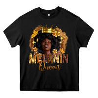 Black melanin queen Heavy Core Tee - Zillion Design Studio