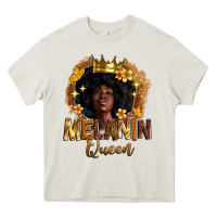 Cream melanin queen Heavy Core Tee - Zillion Design Studio