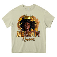 Mossy melanin queen Heavy Core Tee - Zillion Design Studio