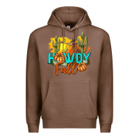 Chestnut Howdy Fall Premium Hoodie - texasbilliewilder