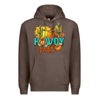 Coffee Howdy Fall Premium Hoodie - texasbilliewilder