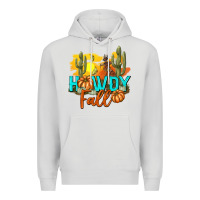 Dove Grey Howdy Fall Premium Hoodie - texasbilliewilder