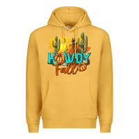 Mustard Howdy Fall Premium Hoodie - texasbilliewilder