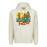 Oatmeal Heather Howdy Fall Premium Hoodie - texasbilliewilder