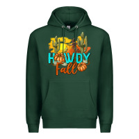 Sports Green Howdy Fall Premium Hoodie - texasbilliewilder