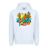 White Howdy Fall Premium Hoodie - texasbilliewilder