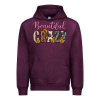 Mauve Wine beautiful crazy Urban Hoodie - OliviaCreatesArt