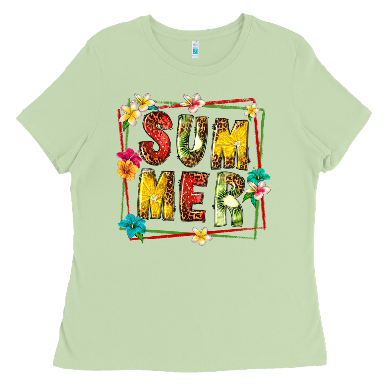 Summer With Fruit Ladies Tee by texasbilliewilder | Teevron