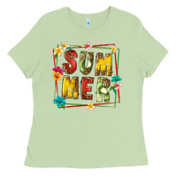 Matcha summer with fruit Ladies Tee - texasbilliewilder