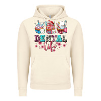 Vintage Artic dental life with cupcakes Vintage Hoodie - AdoDesignShop