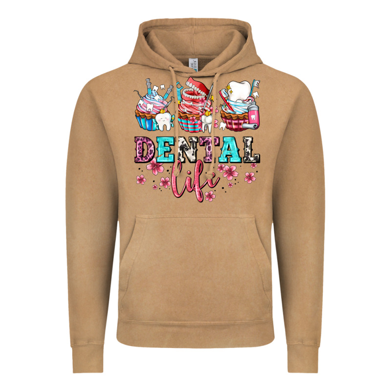 Dental Life With Cupcakes Vintage Hoodie by AdoDesignShop | Teevron