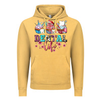 Vintage Mustard dental life with cupcakes Vintage Hoodie - AdoDesignShop