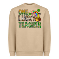 Mushroom one lucky teacher st patricks Heavyweight Sweatshirt - NancyCooperArtShop