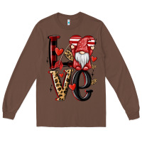 Chestnut love gnome Long Sleeve Tee - MaliasSmallBusiness