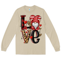 Mushroom love gnome Long Sleeve Tee - MaliasSmallBusiness
