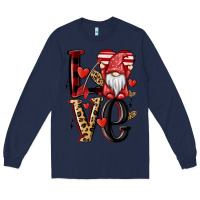 Navy love gnome Long Sleeve Tee - MaliasSmallBusiness