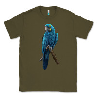 Army Green Hyacinth Macaw Classic Tee - LillyAllenDesigns