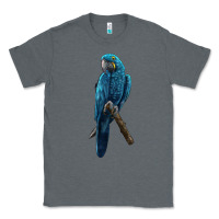 Charcoal Heather Hyacinth Macaw Classic Tee - LillyAllenDesigns