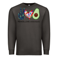 Smoke PEACE LOVE AVOCADOS Premium Sweatshirt - Bettercallsaul