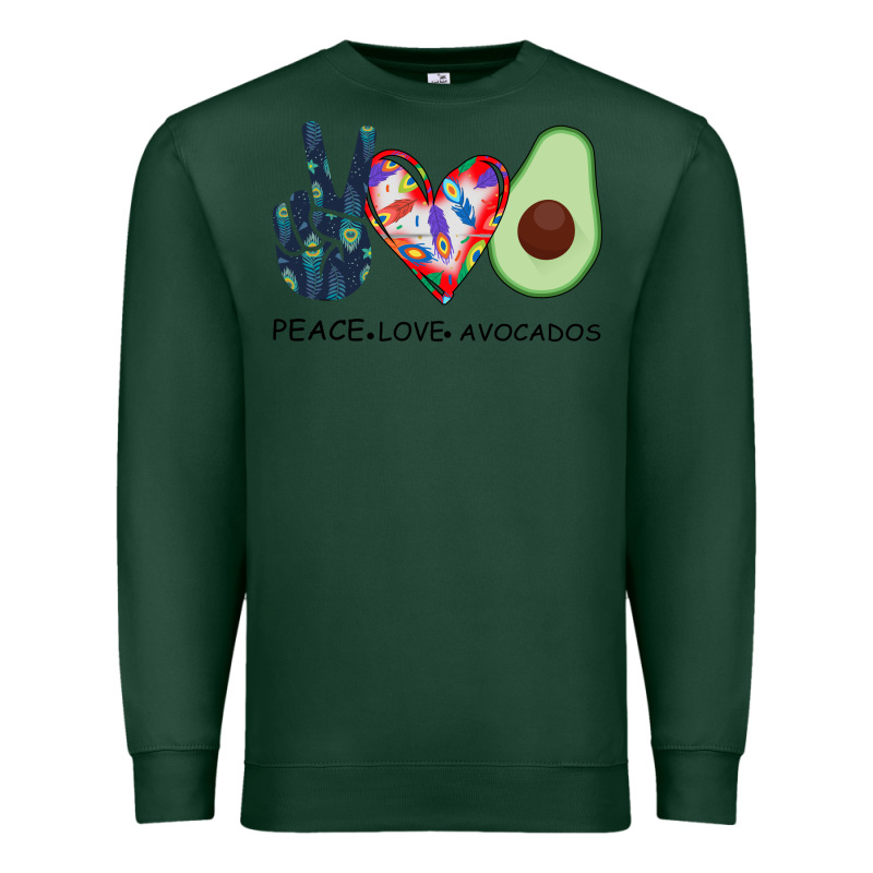 Peace Love Avocados Premium Sweatshirt by Bettercallsaul | Teevron