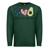 Sports Green PEACE LOVE AVOCADOS Premium Sweatshirt - Bettercallsaul