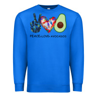 True Royal PEACE LOVE AVOCADOS Premium Sweatshirt - Bettercallsaul