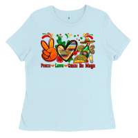 Peace Love Cinco De Mayo Ladies Tee | Teevron