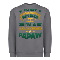 Storm i'm not retired i'm a professional papaw Heavyweight Sweatshirt - Jasminsmagicworld