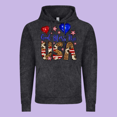 God Bless The Usa Vintage Hoodie Designed By Artiststas