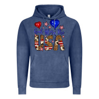 Vintage Denim god bless the usa Vintage Hoodie - Artiststas