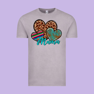 Hearts Mama Vintage Tee Designed By Artiststas