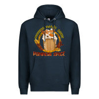 Navy Mommy Needs Some Pumpkin Spice Premium Hoodie - texasbilliewilder