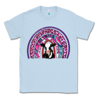 Dusty Blue rainbow cow Classic Tee - AdoDesignShop