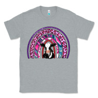 Heather Grey rainbow cow Classic Tee - AdoDesignShop